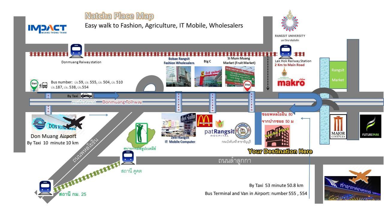 Natcha Place Rangsit Donmuang מראה חיצוני תמונה